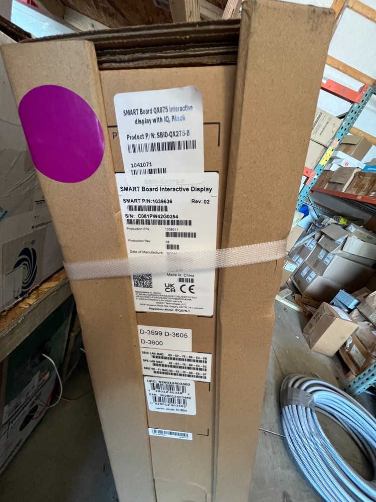 SMART QX Pro Series 75" Interactive Display with IQ - Black