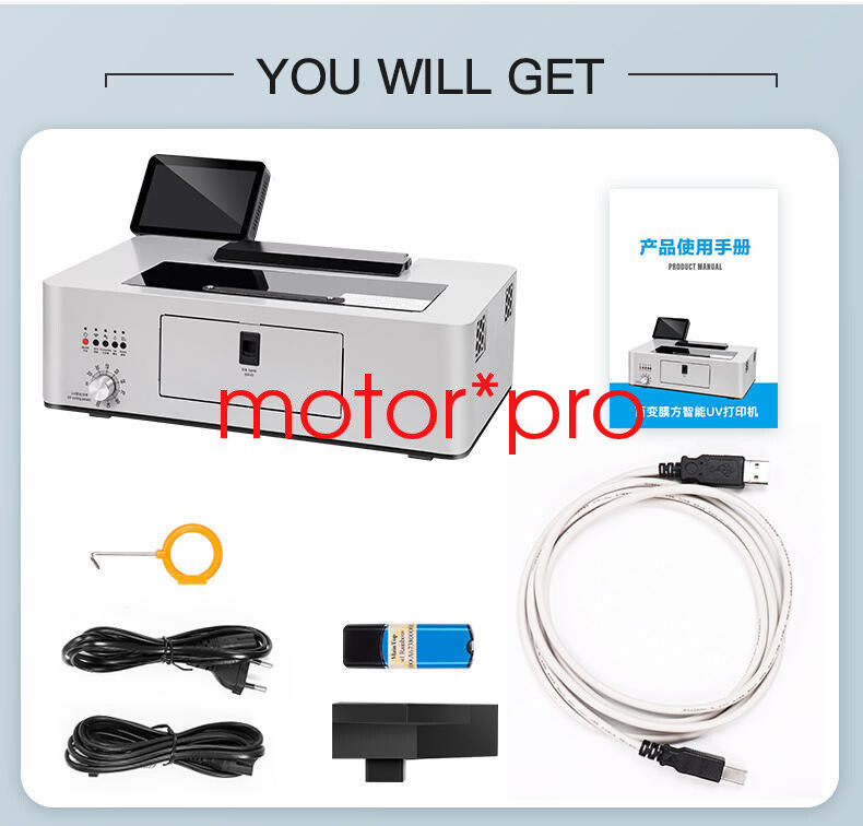 Mini Small A4 UV Flatbed Printer inkjet UV 3D Printer Phone Back Sticker Case