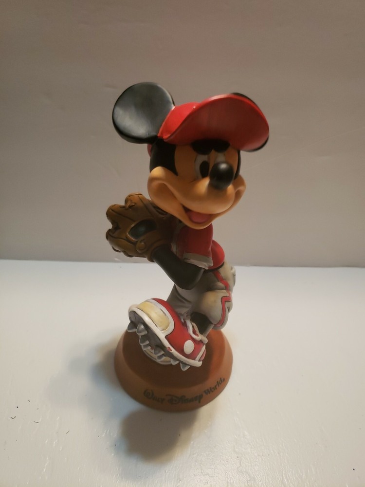 Walt Disney World Mickey Mouse Baseball 9" Bobblehead