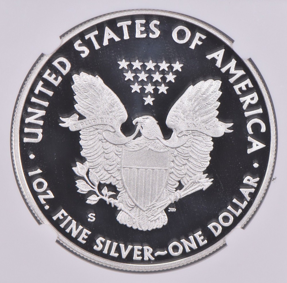 PF70 UCAM 2012-S American Silver Eagle NGC Brown Label
