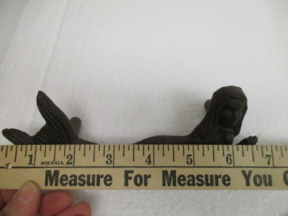 Cast Iron NAUTICAL MERMAID Drawer Pull, Barn Handle, Door Handles Beach decor