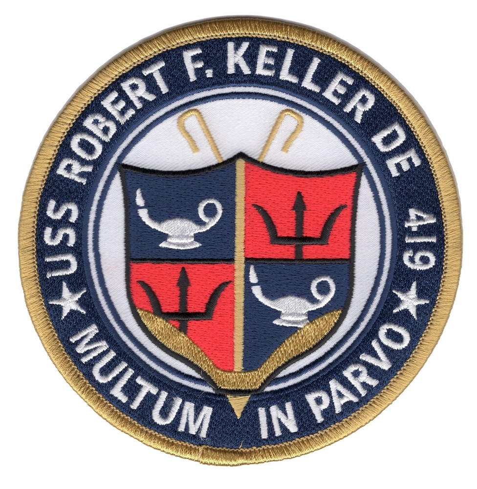 DE- 419 USS Robert F. Keller Patch