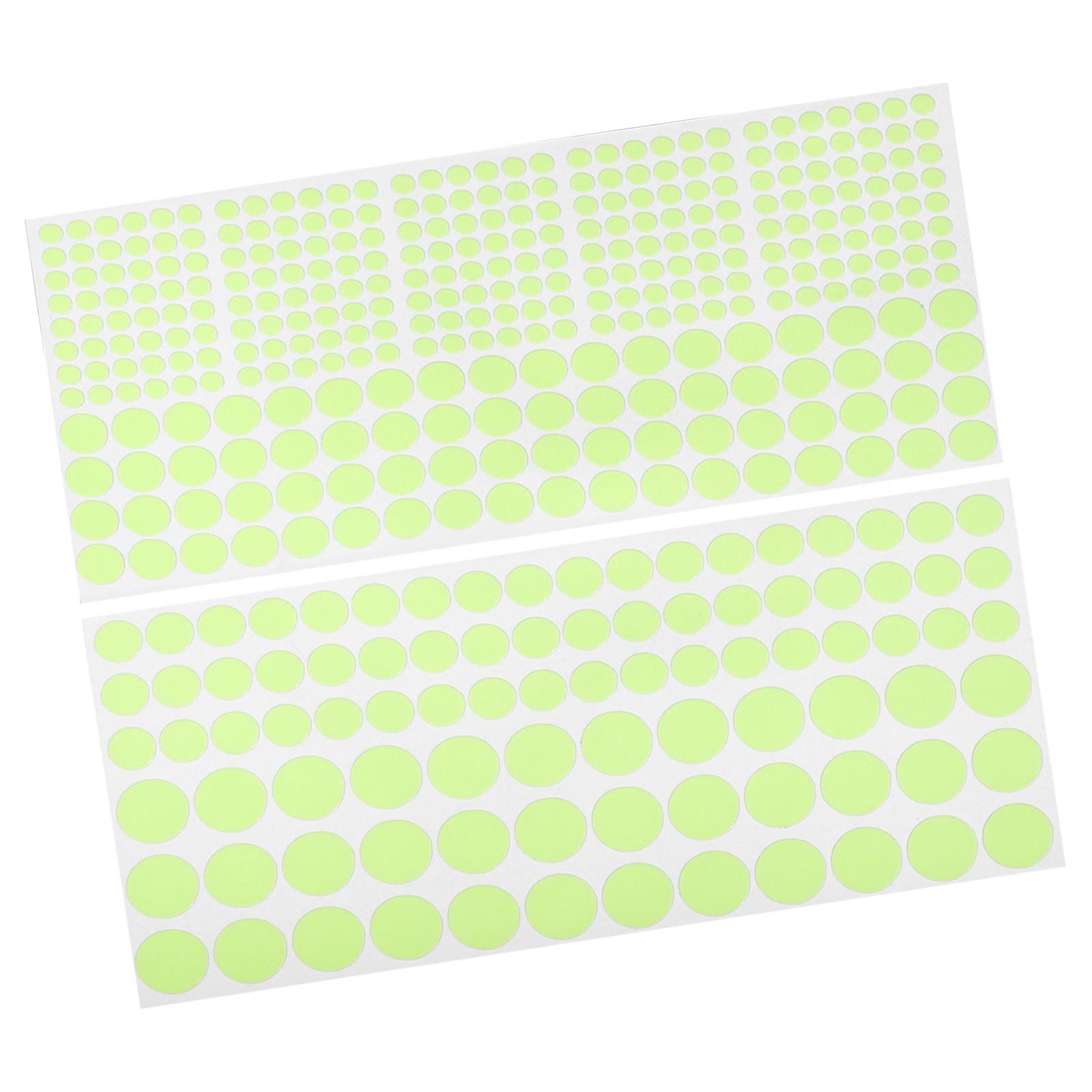 Glow in the Dark Tape Dots 0.2" 0.39" 0.59" Dots 407 Glow Dots Green 1set
