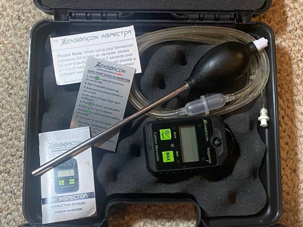 Sensercon Inspector Carbon Monoxide meter With Padded Case