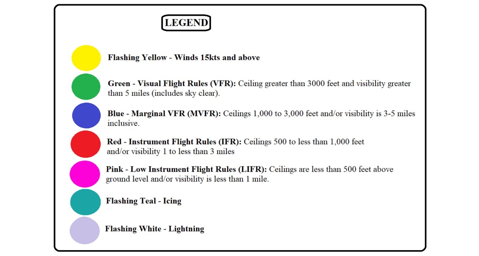 Live METAR Map - PPL Training - Flight School Learning Aid - General Aviation