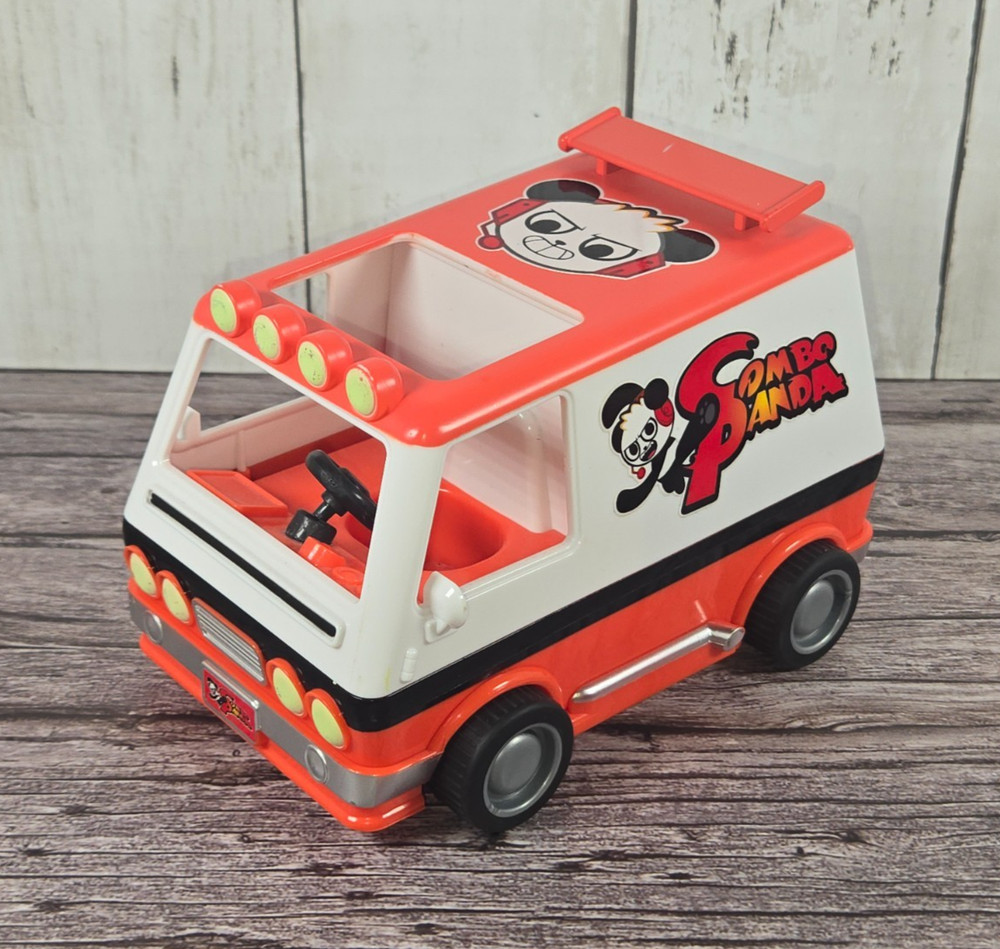 Ryan's World Combo Panda Pull-Back Action Van Toy Vehicle Pullback Car 2019