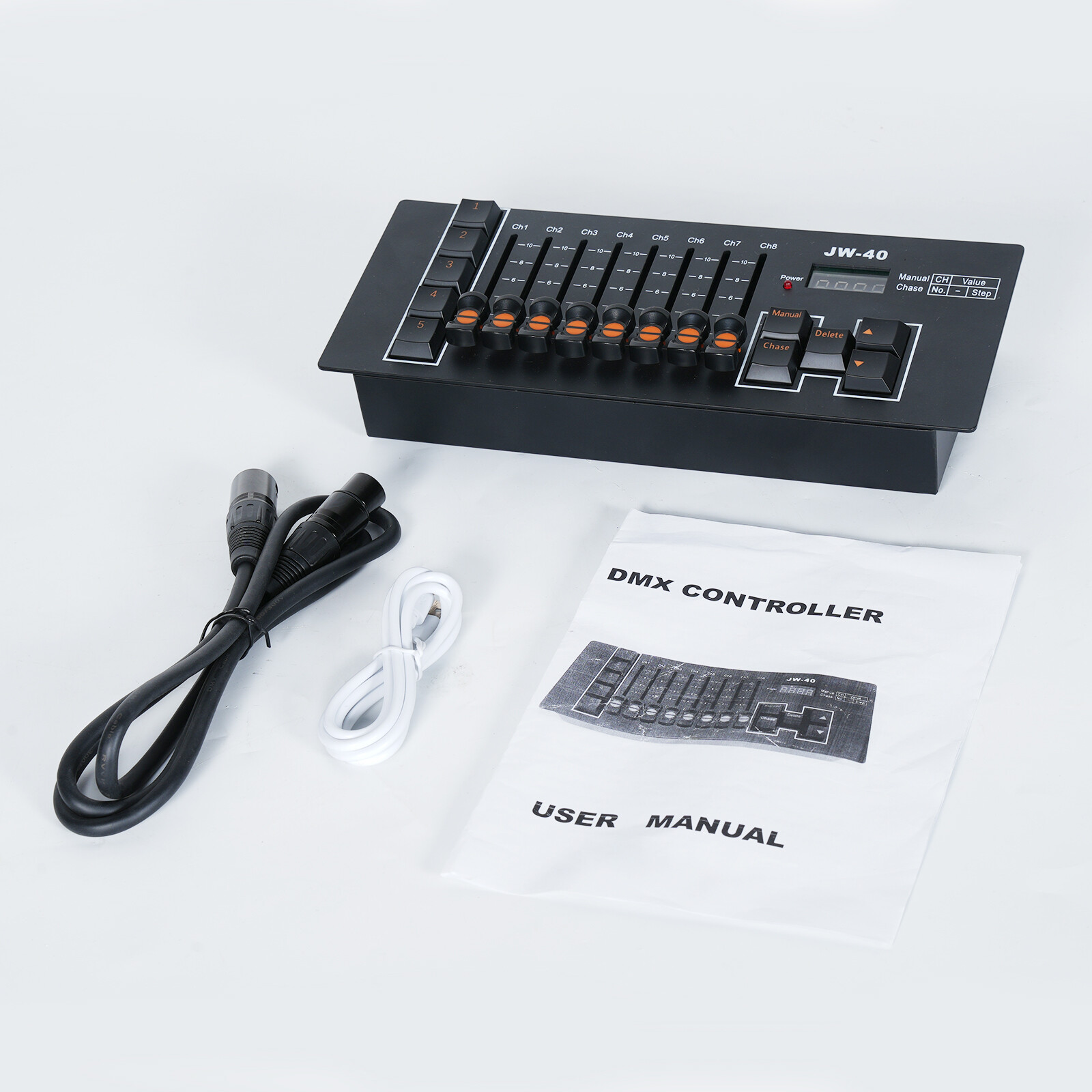 DMX 512 40 Channels Mini Operator Console Control For Stage Lighting DJ Party