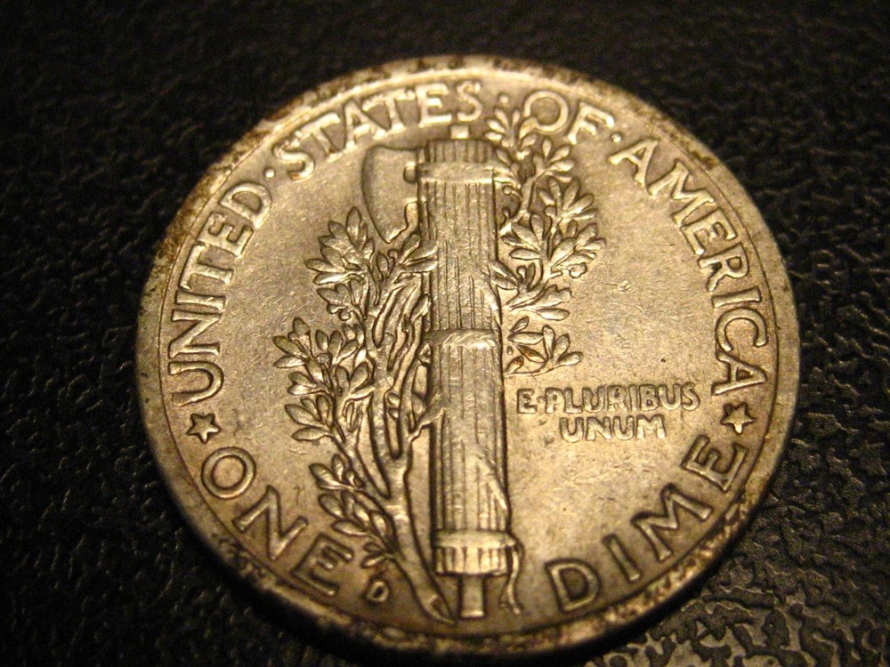 1940-D 90% Silver Mercury Head Dime #2