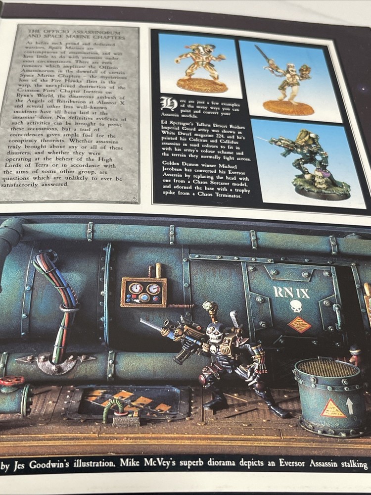 Assassins Codex 3rd Edition Supplement Warhammer 40K OOP 40,000