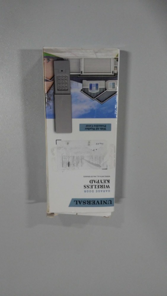 universal wireless garage door keypad