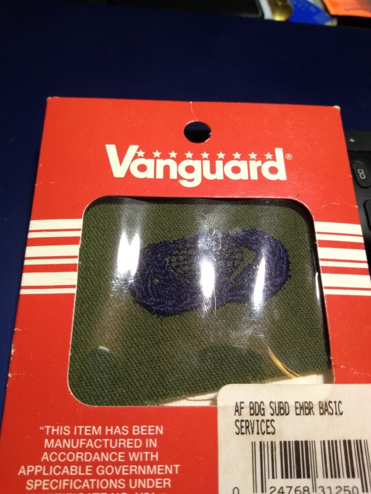 US Air Force Subdued Badge Patch- Basic Services (22-1924A)