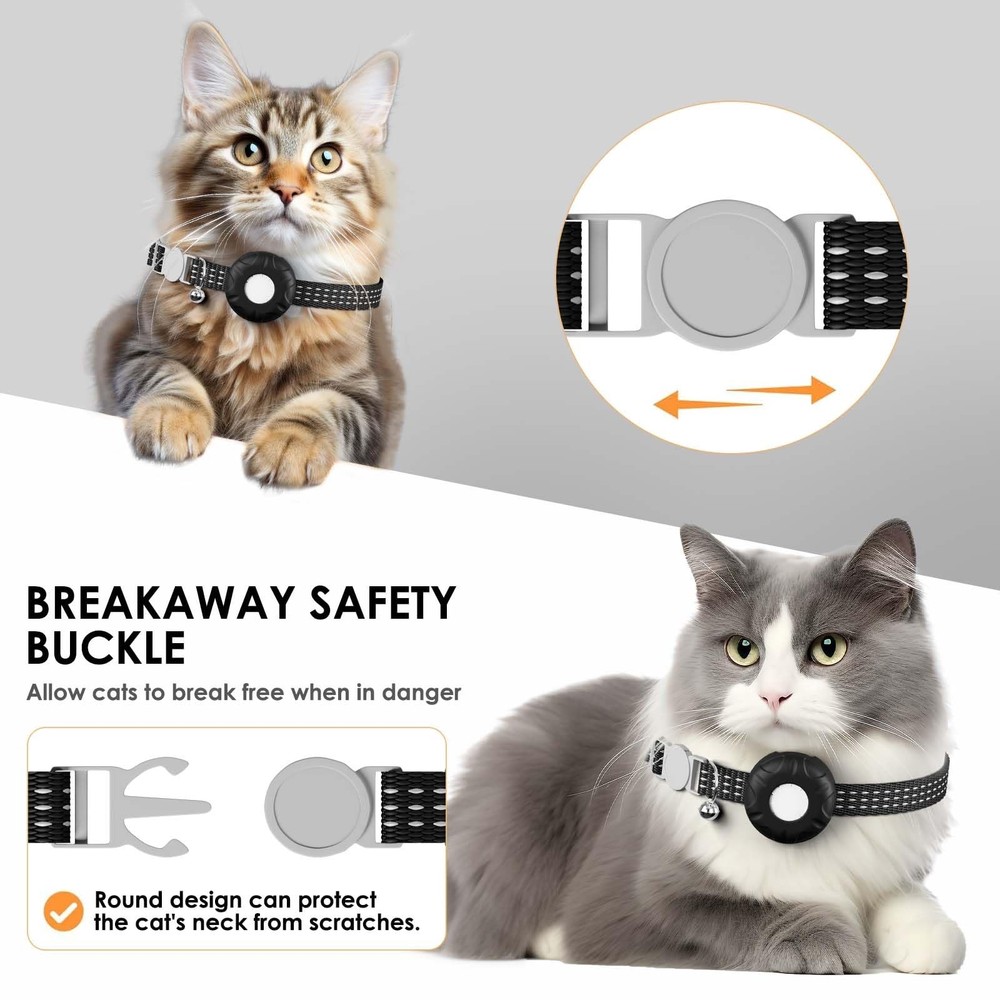 Cat Tracker, GPS Tracker Compatible with Apple Find My App(Only iOS), Waterpr...