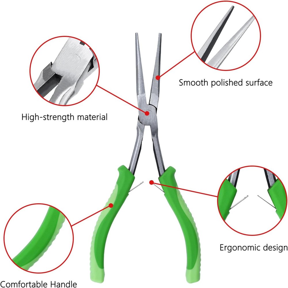 4 Pcs Jewelry Pliers Tool Set, Making Set with Multi