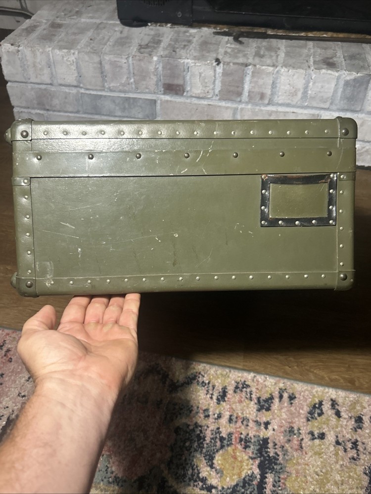 WW2 Avaiators Military Suitcase Markings Named Navy Delta UGA Eastern Deco Cool