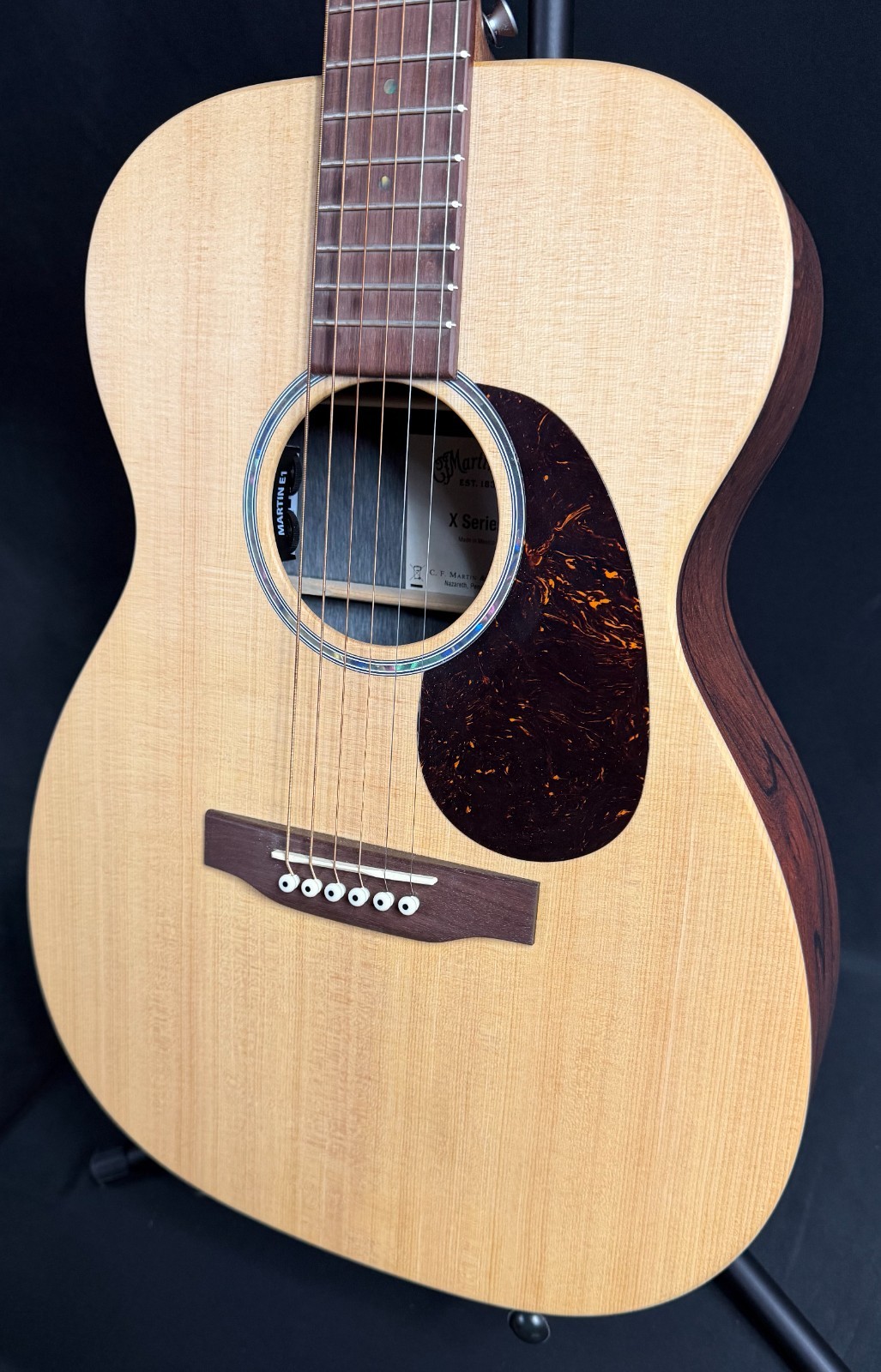 Martin 00-X2E Cocobolo Concert Acoustic-Electric Guitar Natural w/ Gig Bag (674)