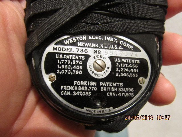 Vtg. Weston Master II Cine Exposure Meter Model 736 Original Box & Instructions