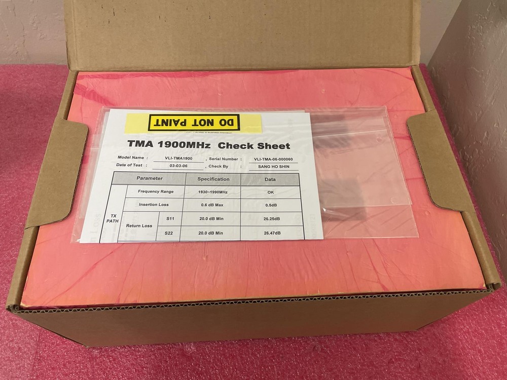 VISIONLINK VLI-TMA1900 TOWER MOUNTED AMPLIFIER