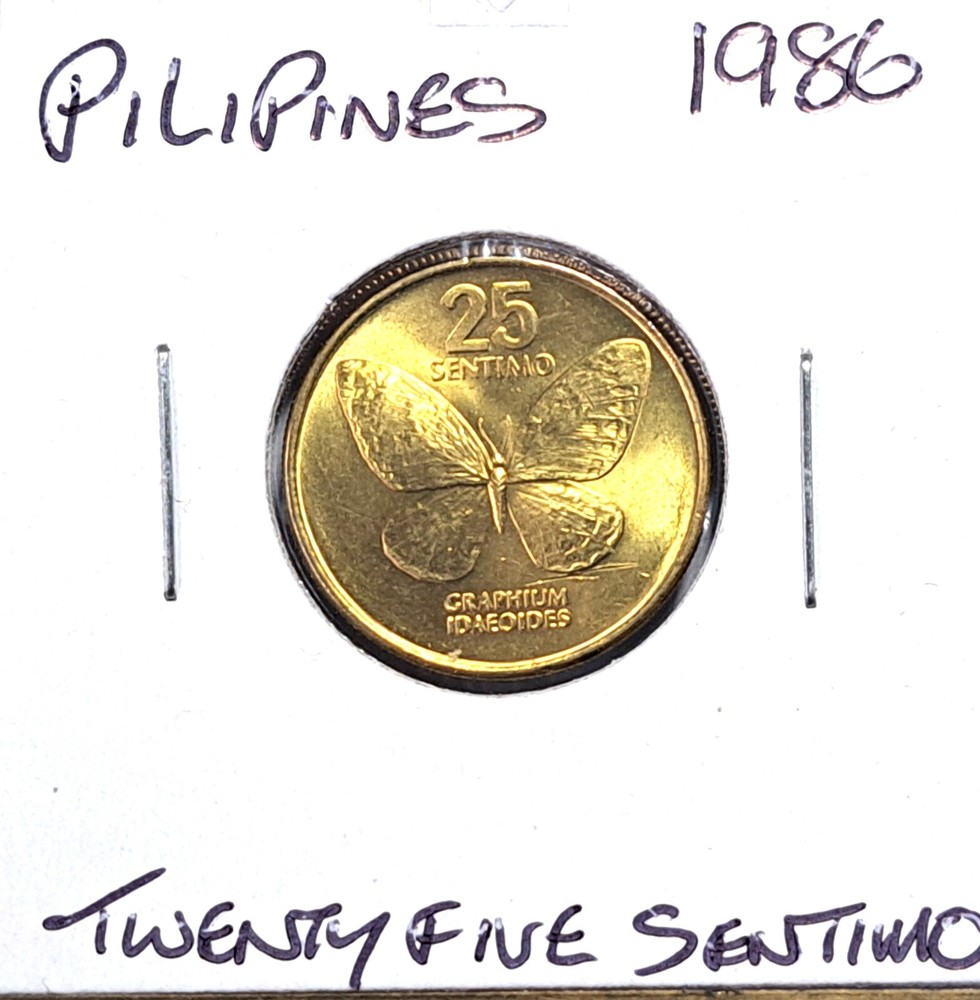 @@@ A SUPERB 1986 PHILIPPINES TWENTY FIVE SENTIMOS @@@