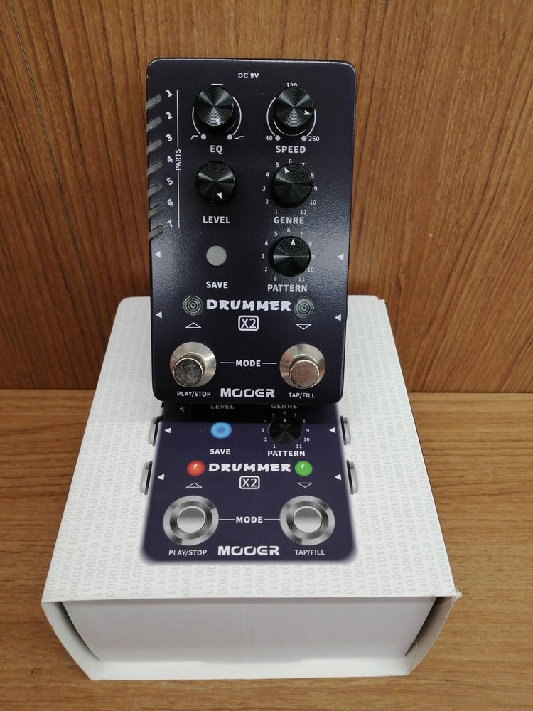 Mooer Drummer X2 Drum Machine Electronic Rhythm Beat Maker New