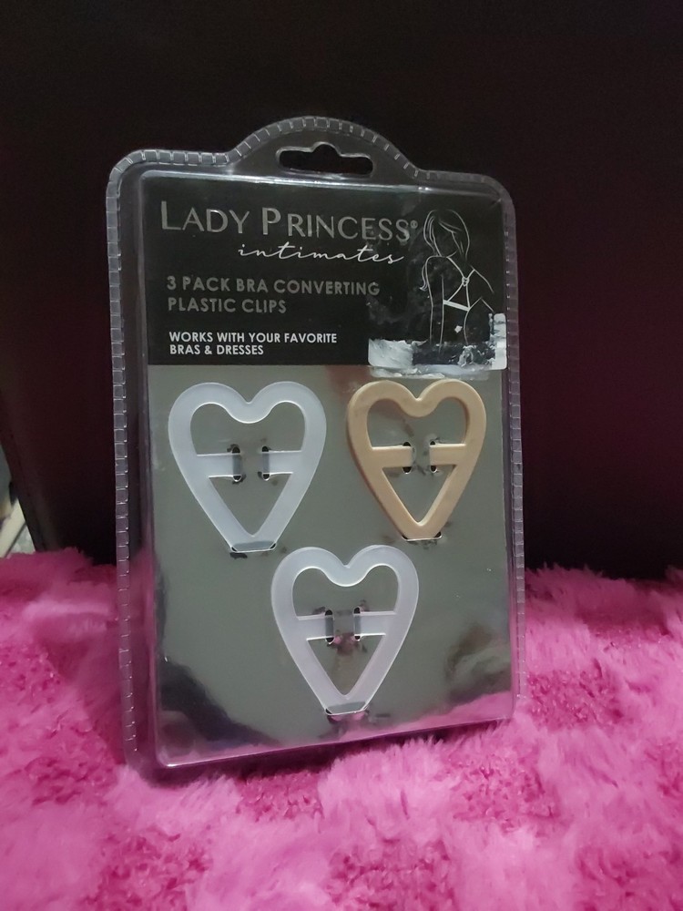 Lady Princess Intimates Pack Bra Converting  Plastic Clips