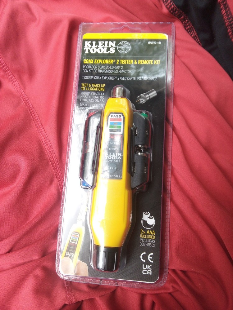 Klein Tools Coax Explorer 2 Tester And Remote Kit