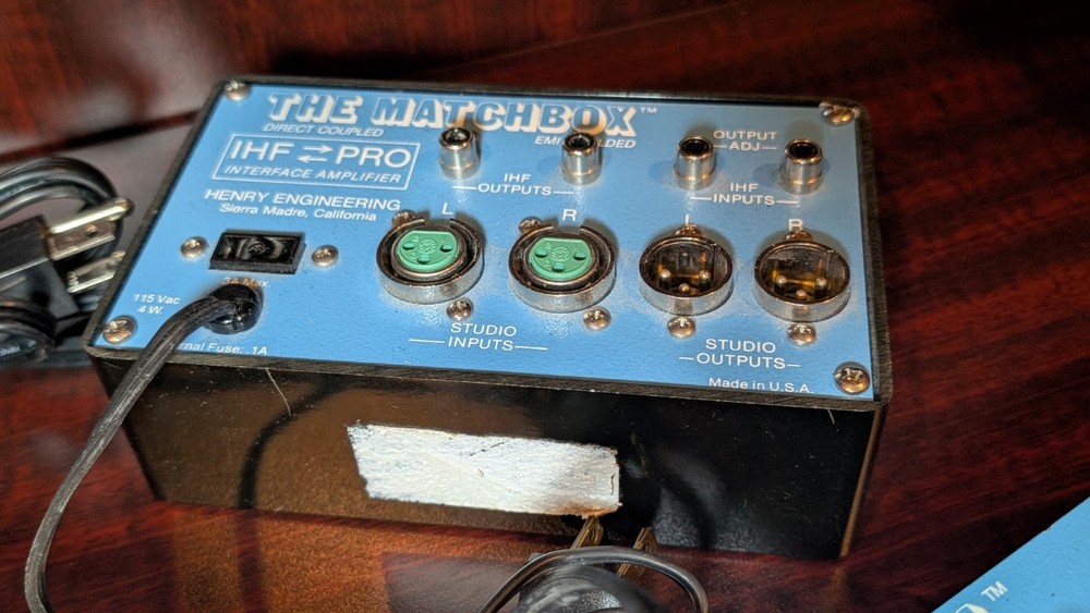 Henry Engineering the Matchbox II IHF-Pro XLR/RCA Interface Amplifier