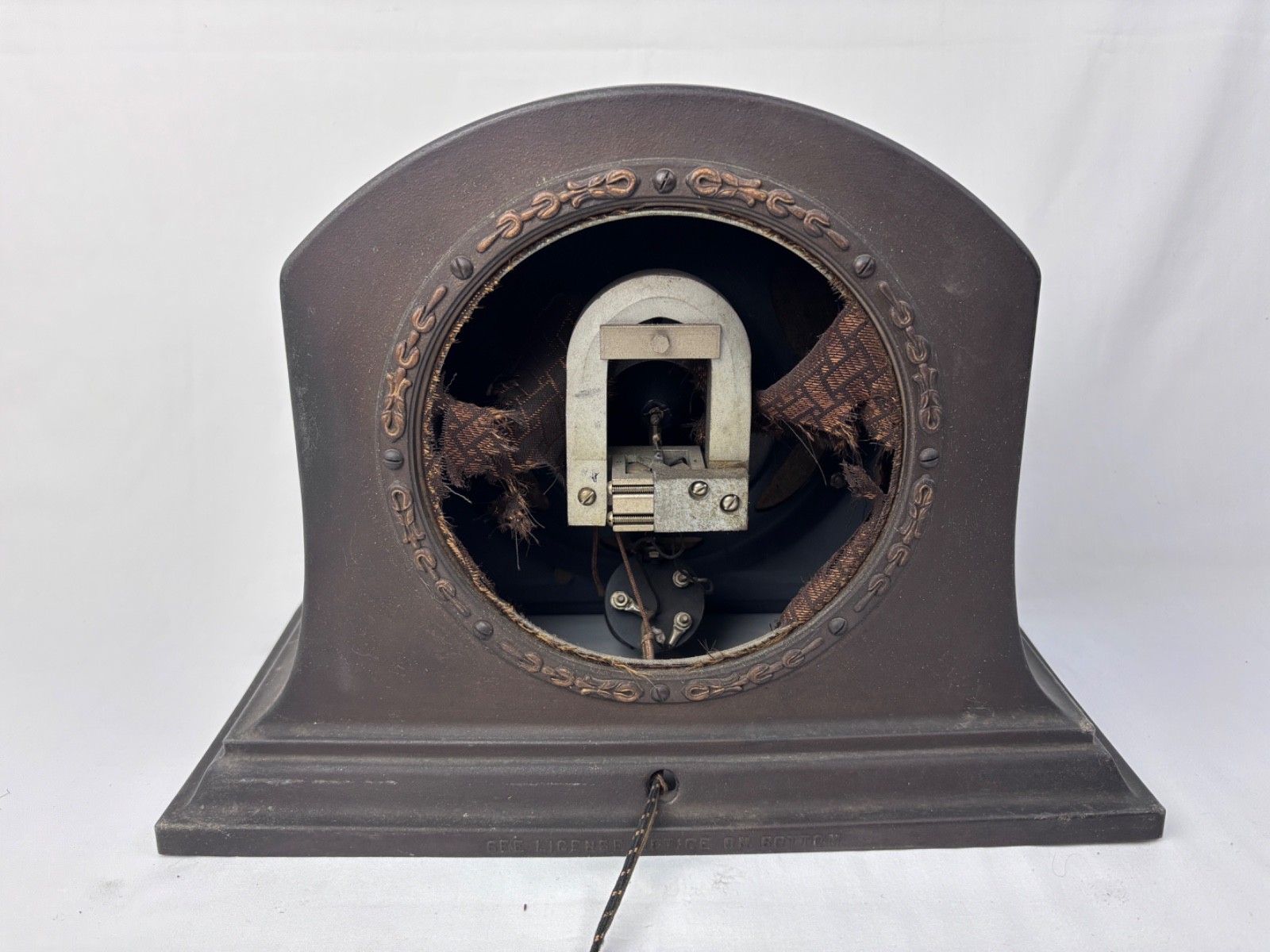 RCA Radiola 100A Metal Tombstone Radio Loudspeaker READ - PARTS OR REPAIR