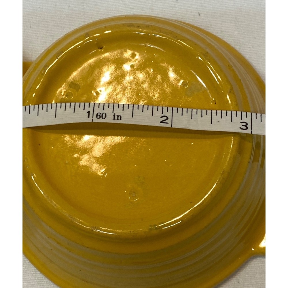 Vintage Bauer Yellow 4" Individual Baker Open Ring Ware