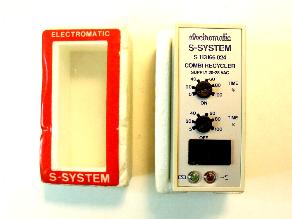 New Electromatic S 113166 024 S-System Combi Recycler Asymmetric Timer Module