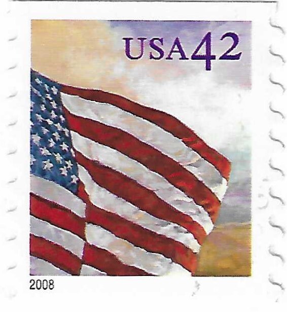 STAMP US SCOTT 4242 "Flag at Dawn" 42 CENT 2008 MNH