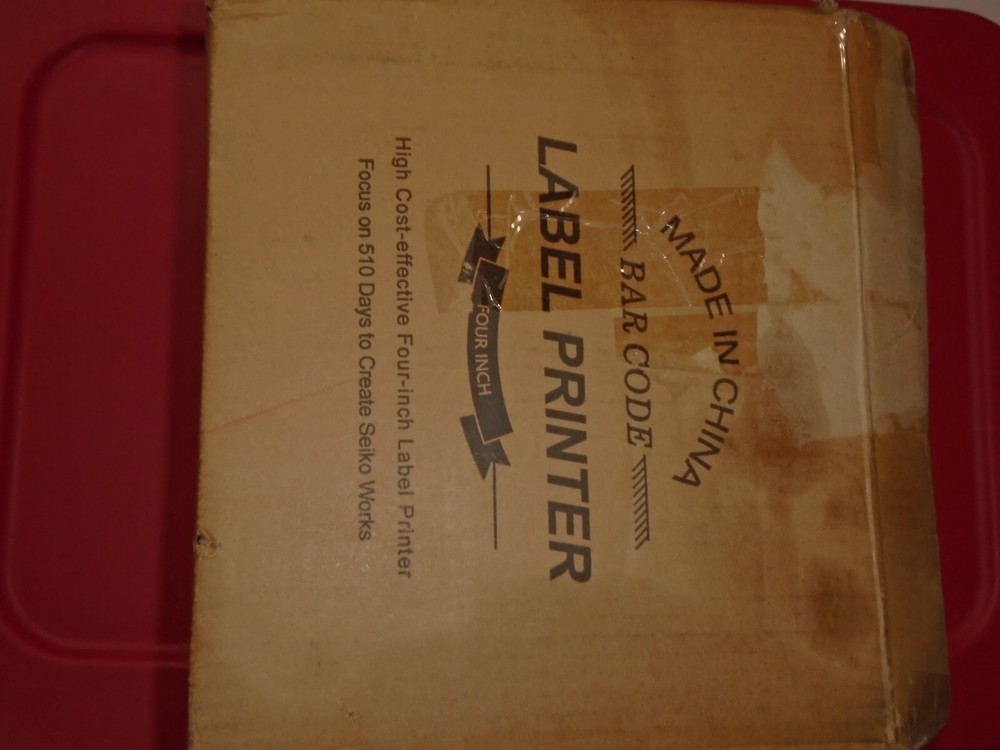 Thermal Barcode 4" Label Printer Brand Inducts Never Used Model GP-8011U
