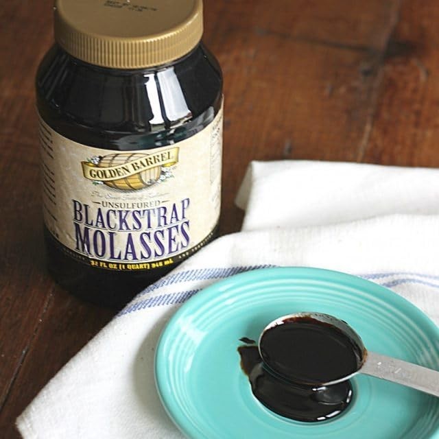 Unsulfured Black Strap molasses, 32 oz