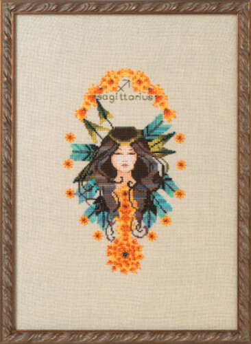 Nora Corbett Cross Stitch Pattern - NC336  Sagittarius