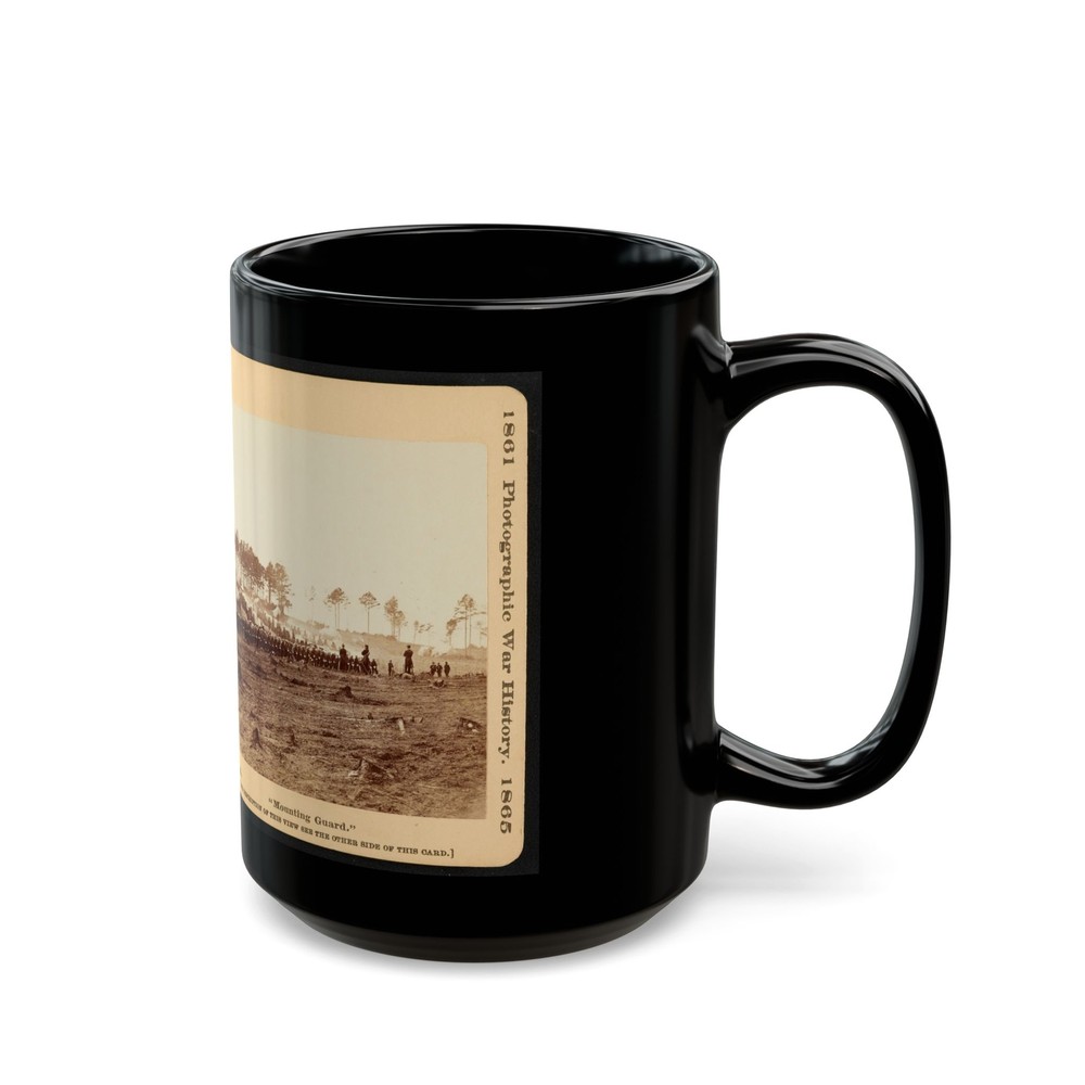 Mounting Guard (U.S. Civil War) Black Coffee Mug