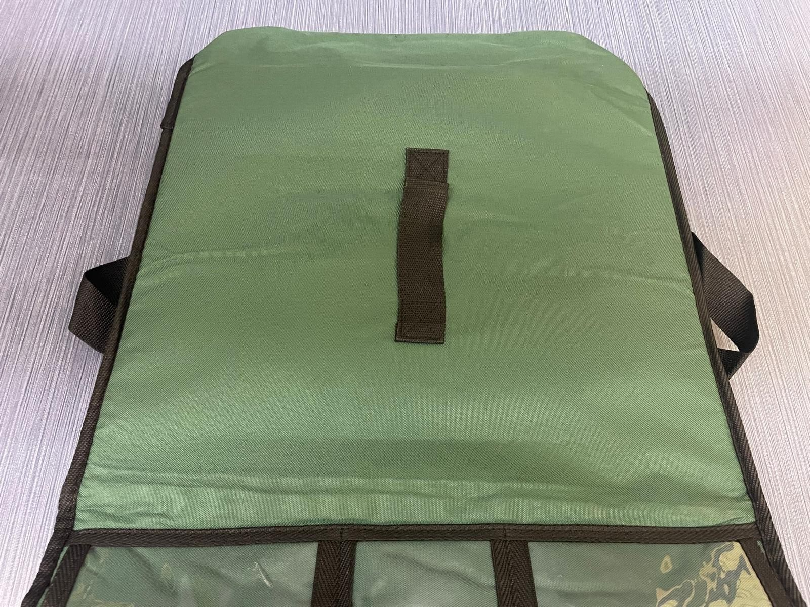 Papa John's Green Large Pizza Delivery Bag Thermally Insulated Door Dash Etc.