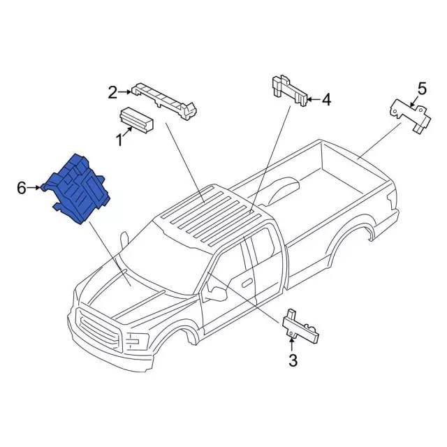 Genuine Ford Control Module FL3Z-15604-K