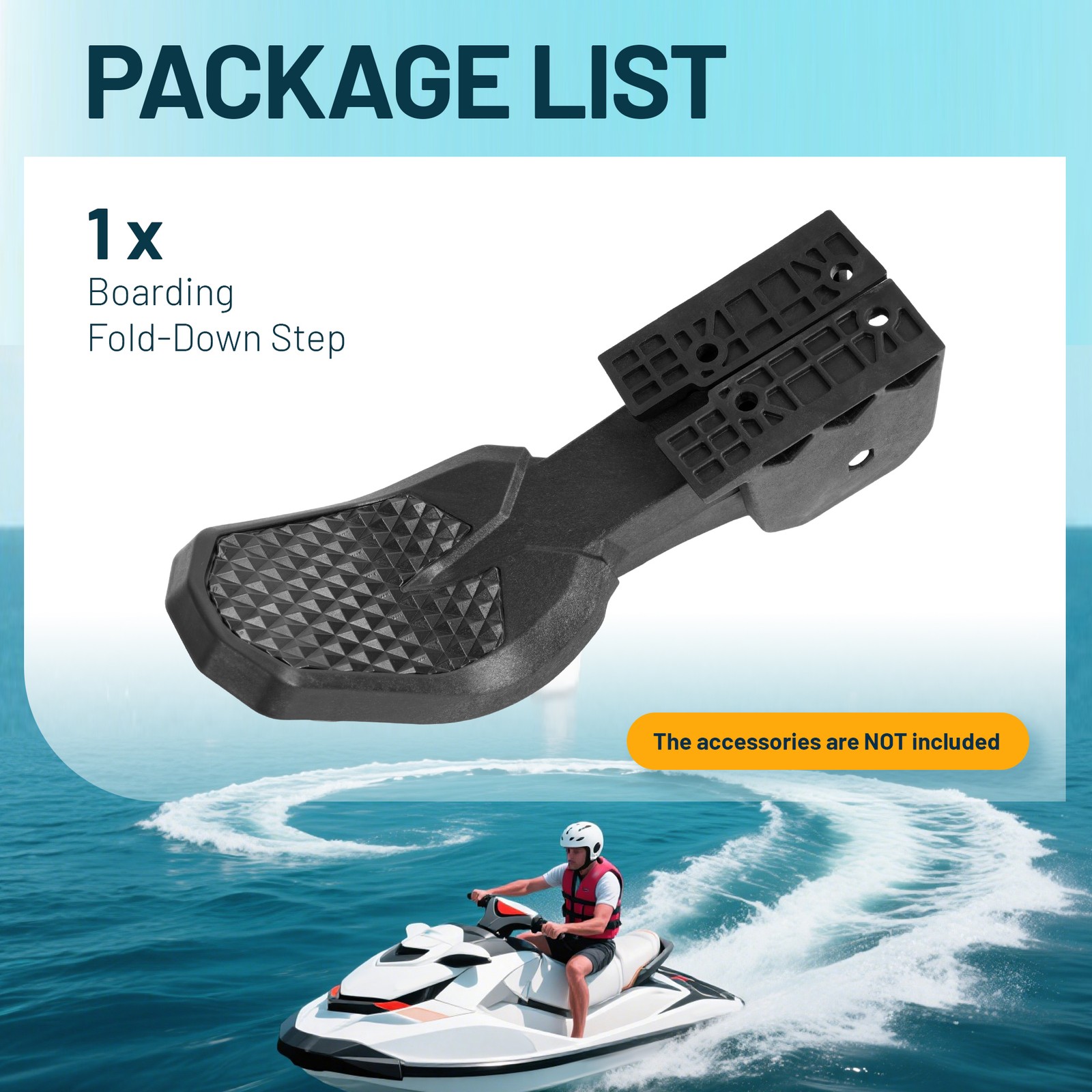 Watercraft Reboarding Step Ladder Kit for Sea-Doo Spark #295100494 #295100642