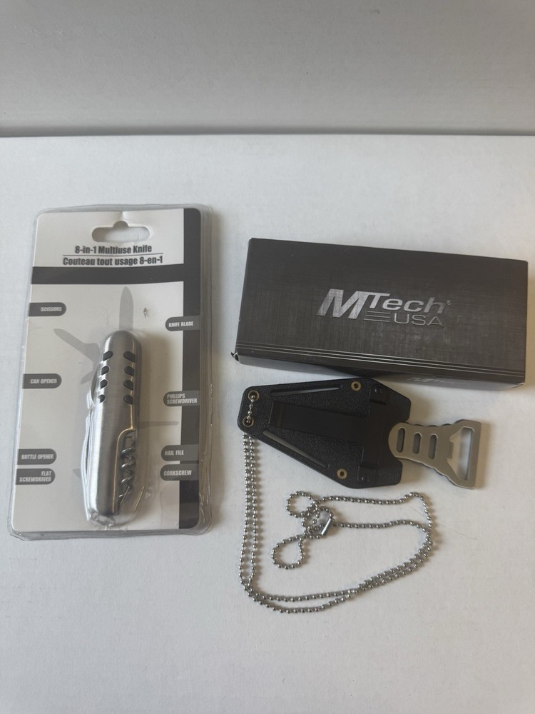 8 In 1 Multi Use Knife & MTech Boot Knife MT2027S