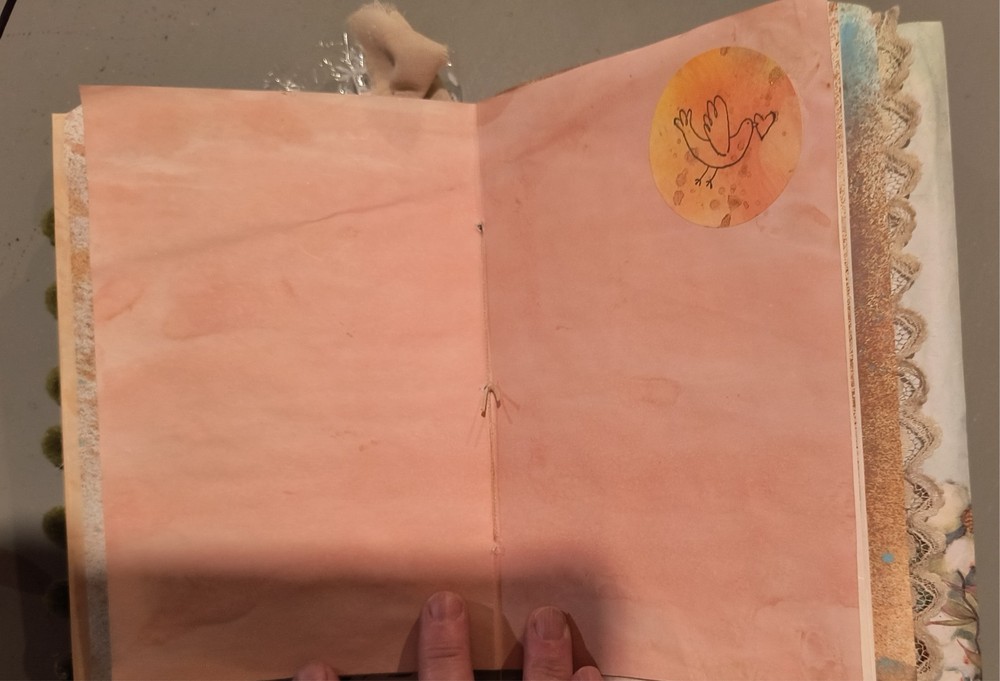 handmade junk writing journal