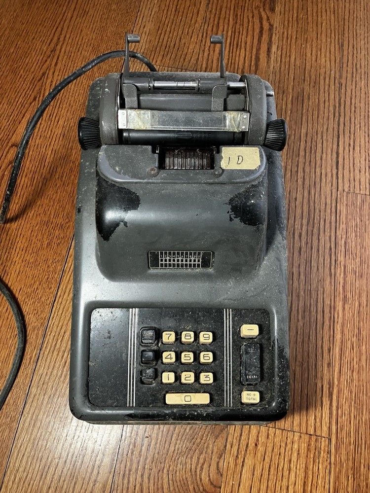 8.5 X 16in Heavy Vintage Adding Machine