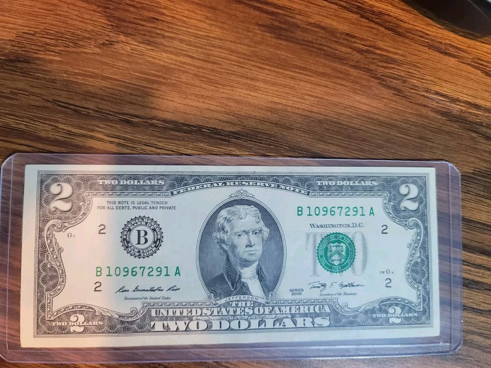 2009 $2 Two Dollar Bill ** Amazing Condition CRISP