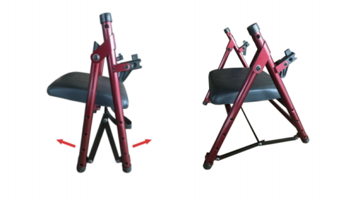 Folding Adjustable Rollator Walker Assist Stroller With 4 Wheels Seat and Back