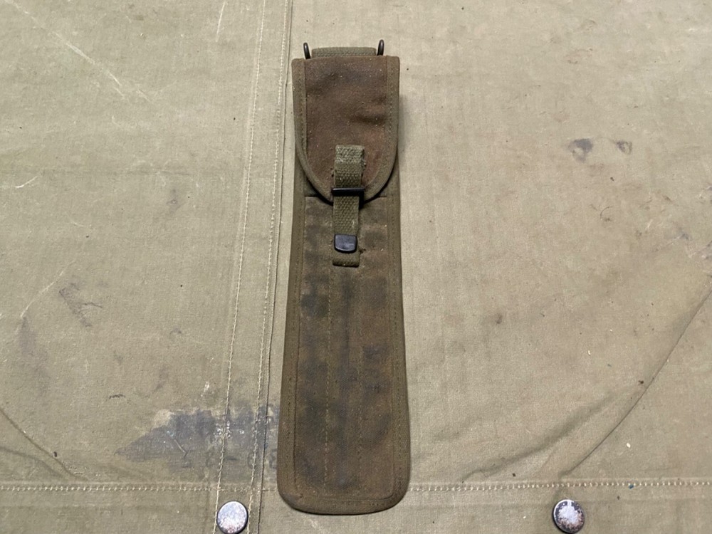 ORIGINAL POST WWII US ARMY M1 GARAND RIFLE CLEANING ROD CARRY CASE-OD#7