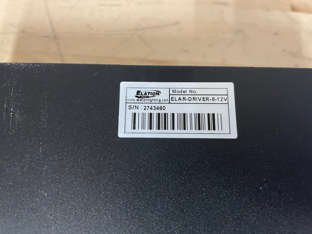 ELATION ELAR-DRIVER-8-12V *