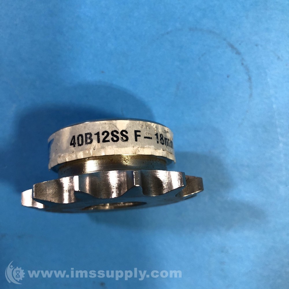 40B12SSF - 18mm Sprocket USIP