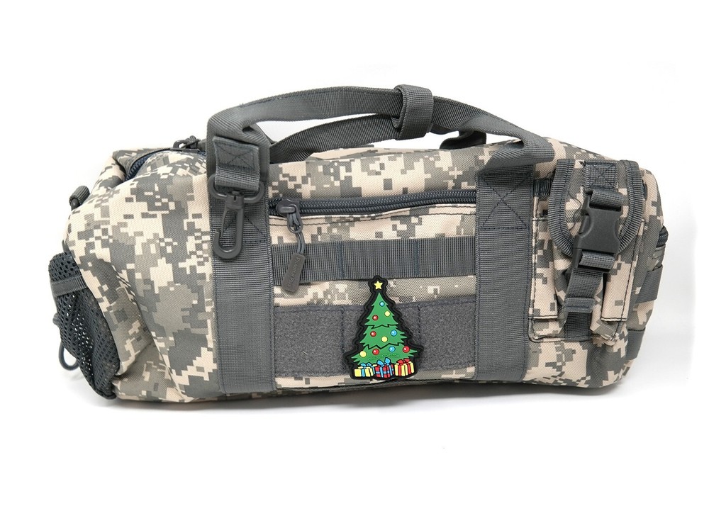 Christmas Tree Tactical Patch | Christmas PVC Hook and Loop Morale Patch