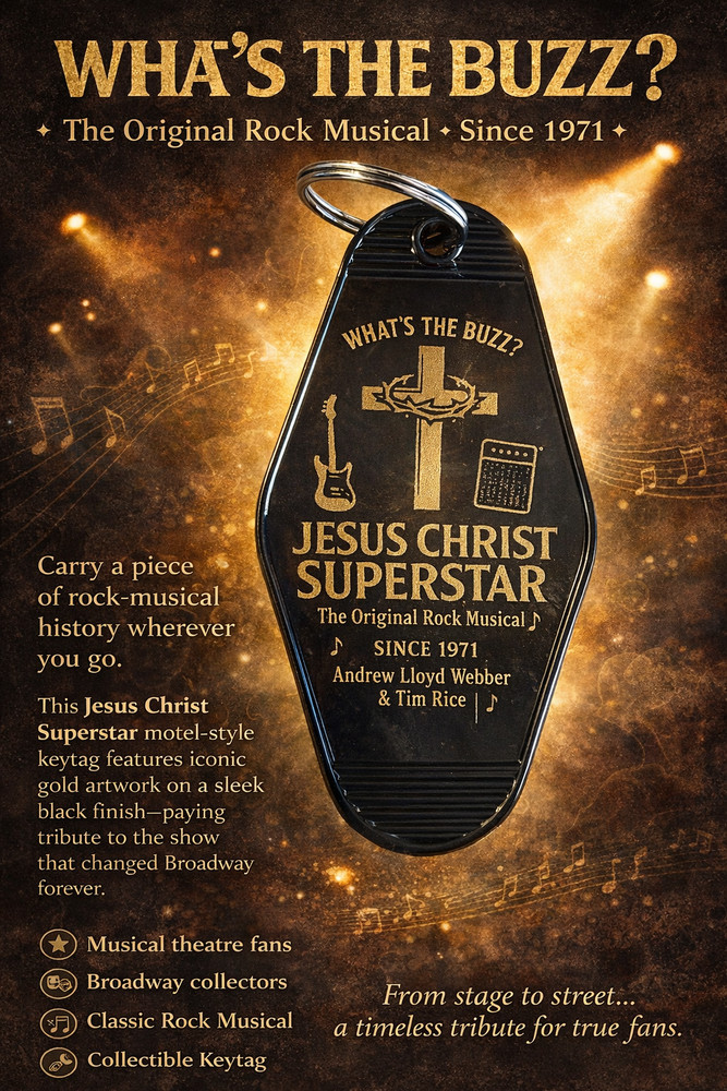 Jesus Christ Superstar Inspired Keychain