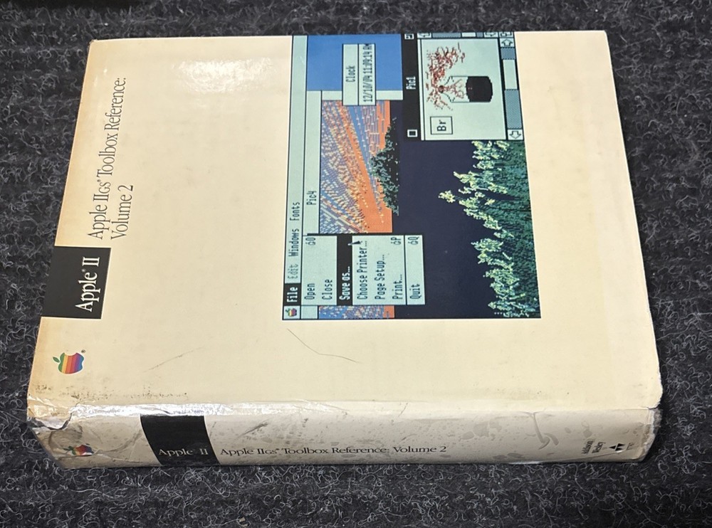 Apple IIGS Toolbox Reference 2 Volume Set Apple Official V 1 & 2 Programming