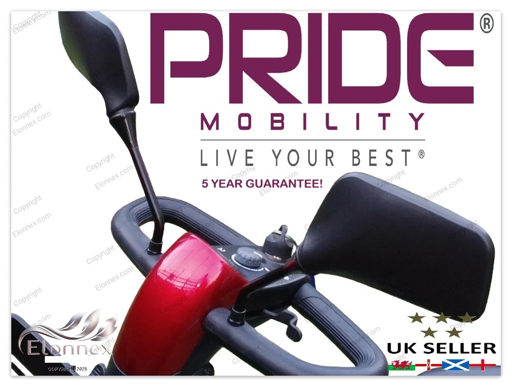 PRIDE MOBILITY SCOOTER MIRRORS 8MM SCREW THREAD
