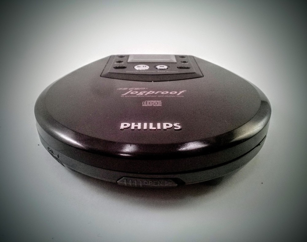 Philips Jogproof Portable CD Player 45 Sec. ESP Discman, Black. Works Perfectly!